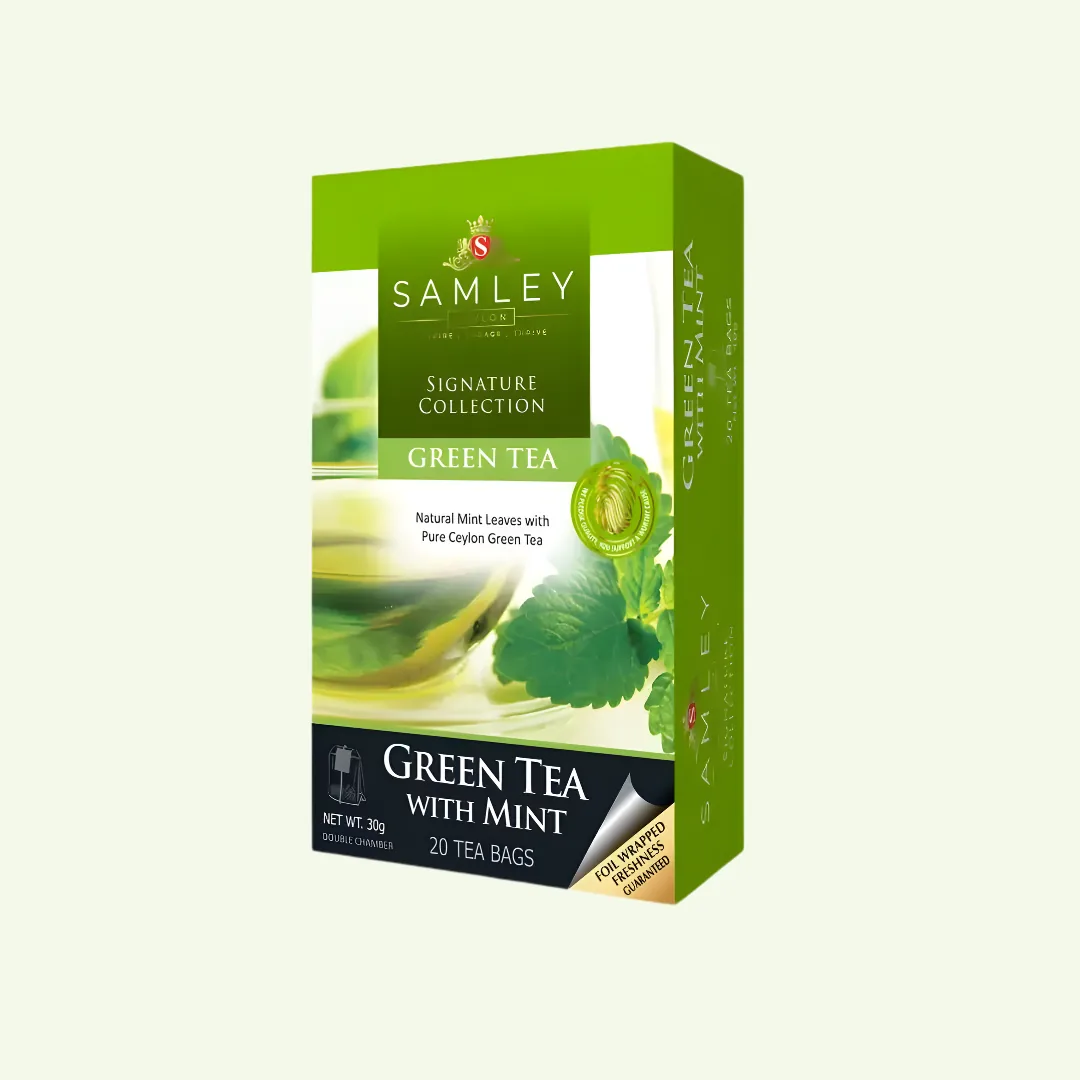 Green Tea with Mint 20 TB Double Chamber Foiled Envelop (30g)